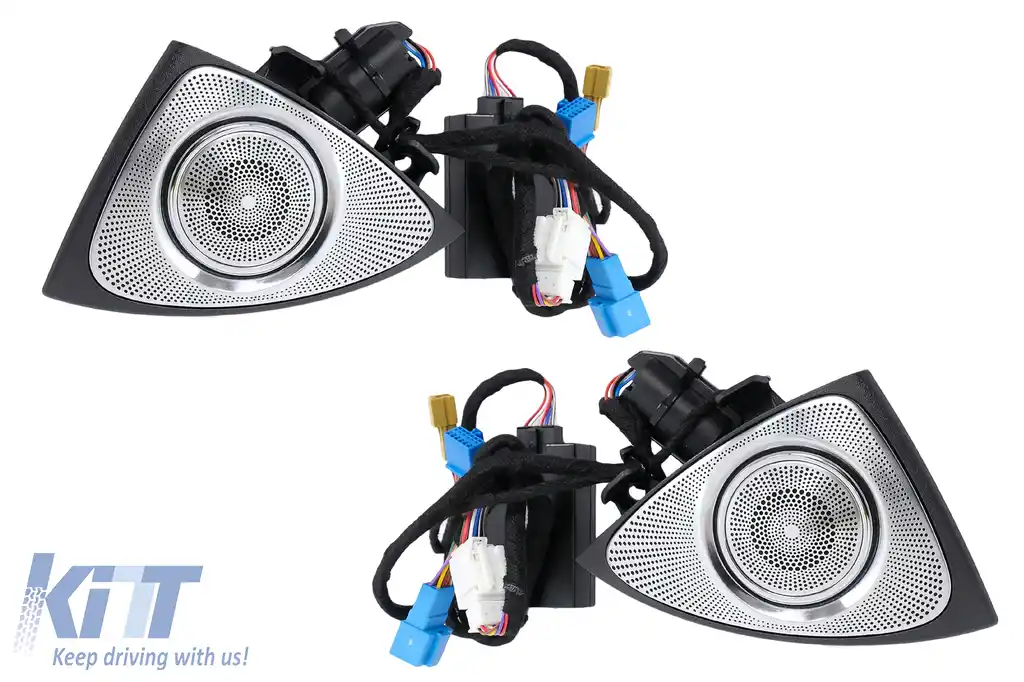 Tweeter LED rotativ cu 7 culori compatibil cu Mercedes S-Class W222 (2013-2020)