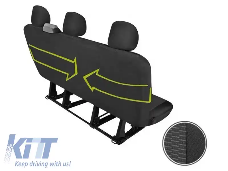 Ușă Kegel seria Ares Tailor Made pentru bancheta triplă din spate potrivită pentru Renault Trafic, Opel Vivaro, Nissan Primastar 2001-2014, negru-image-6212181