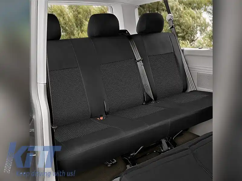 Ușă Kegel seria Ares Tailor Made potrivită pentru scaunele din al doilea sau al treilea rând ale Volkswagen T5 2003-2015, T6 după 2015, neagră