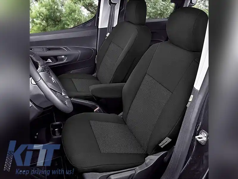 Ușă Kegel seria Tailor Made potrivită pentru scaunele din față și din spate ale Peugeot Rifter, Partner, Citroen Berlingo, Opel Combo E, Toyota Proace City după 2019, neagră