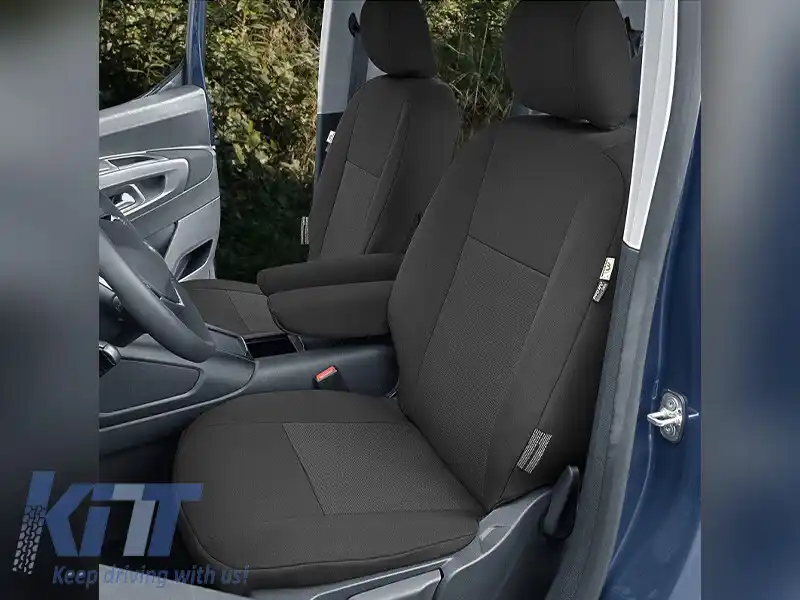 Ușă Kegel seria Tailor Made potrivită pentru scaunele din față și din spate ale Peugeot Rifter, Partner, Citroen Berlingo, Opel Combo E, Toyota Proace City după 2019, neagră