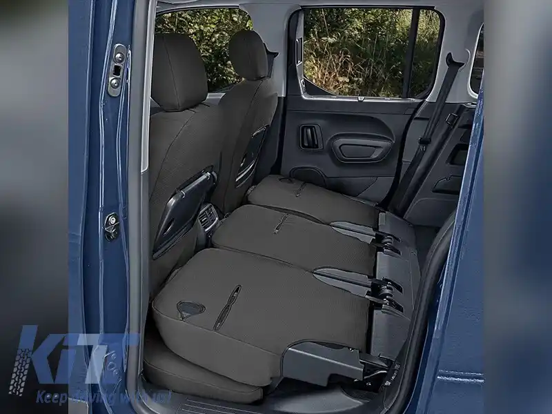 Ușă Kegel seria Tailor Made potrivită pentru scaunele din față și din spate ale Peugeot Rifter, Partner, Citroen Berlingo, Opel Combo E, Toyota Proace City după 2019, neagră-image-6212301