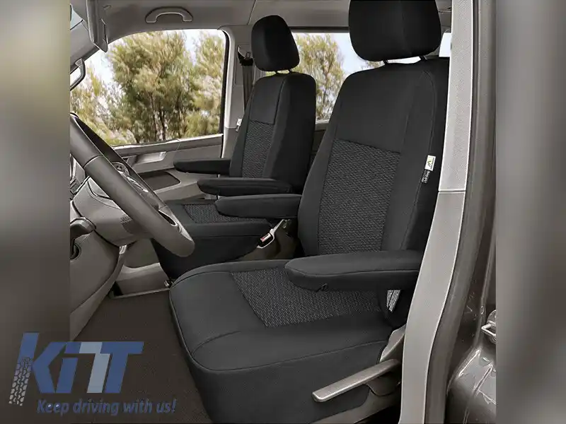 Ușă Kegel seria Tailor Made potrivită pentru scaunele din față ale Volkswagen T5 2003-2015, T6 după 2015, neagră