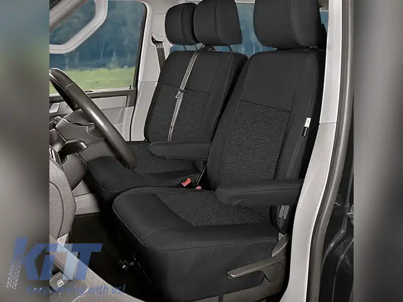 Ușă Kegel seria Tailor Made potrivită pentru scaunele din față 1+2 ale Volkswagen T5 2003-2015, T6 după 2015, neagră