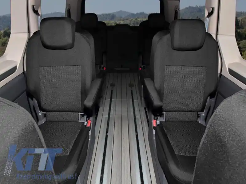 Ușă Kegel seria Tailor Made potrivită pentru rândul doi de scaune 1+1 al Volkswagen T7 Multivan după 2021, neagră