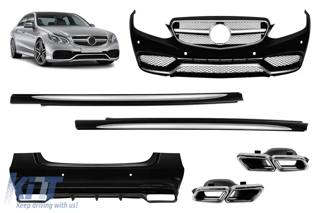 Un pachet de design potrivit pentru Mercedes E-class W212 Sedan 2014-2016