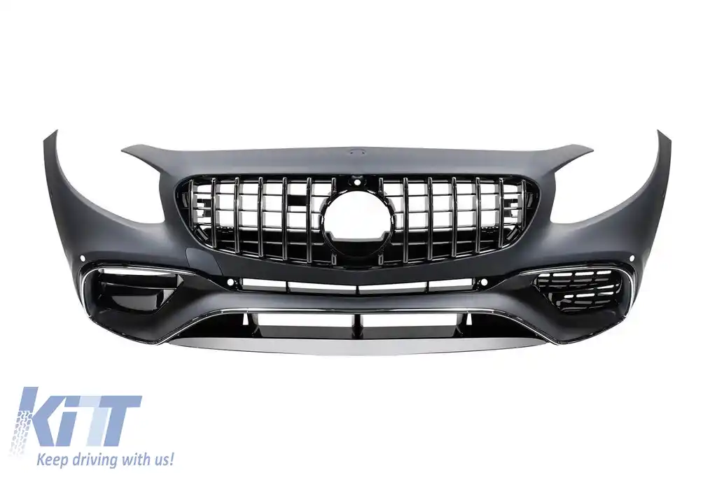 Un pachet de design tip 63 potrivit pentru Mercedes S-Class C217 coupe 2014-2020 cu țevi de eșapament negre pentru modelul echipat cu bara spate A Design Line-image-6138867