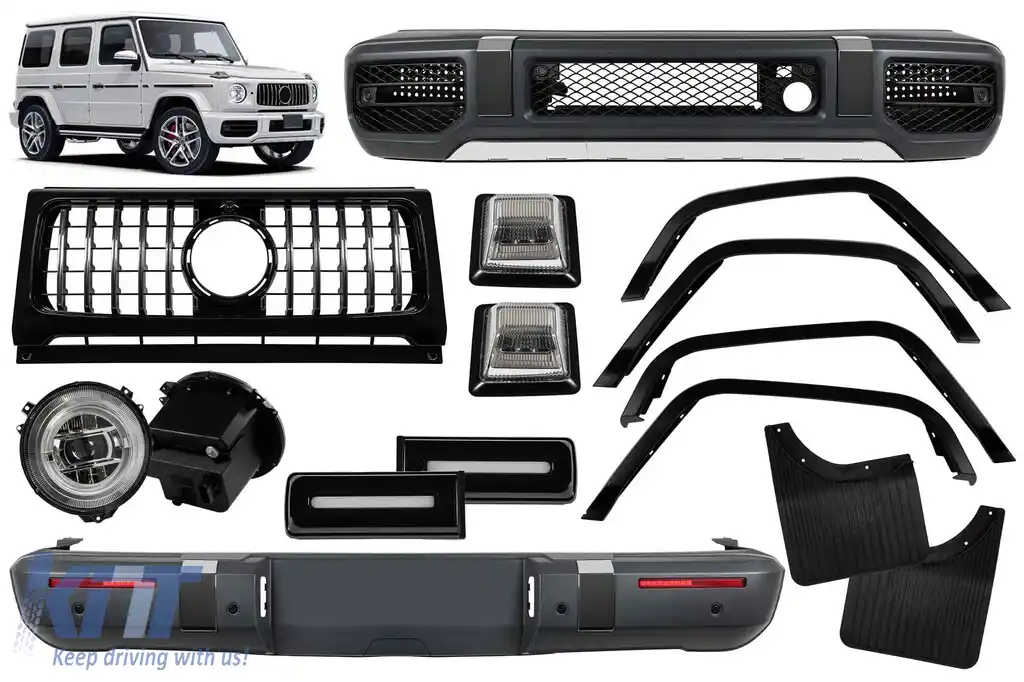 Un pachet de design tip 63 potrivit pentru Mercedes G-Class W463 2008-2017