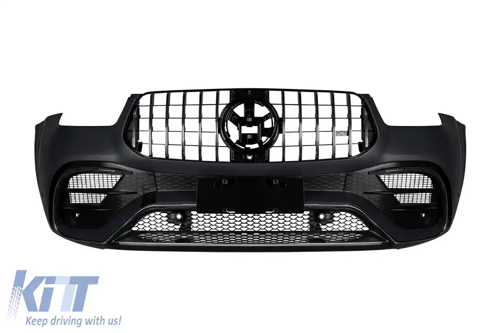 Un pachet de design tip 63 potrivit pentru Mercedes GLE SUV W167 2020-2023, cu difuzor, faruri LED și stopuri LED-image-6150641