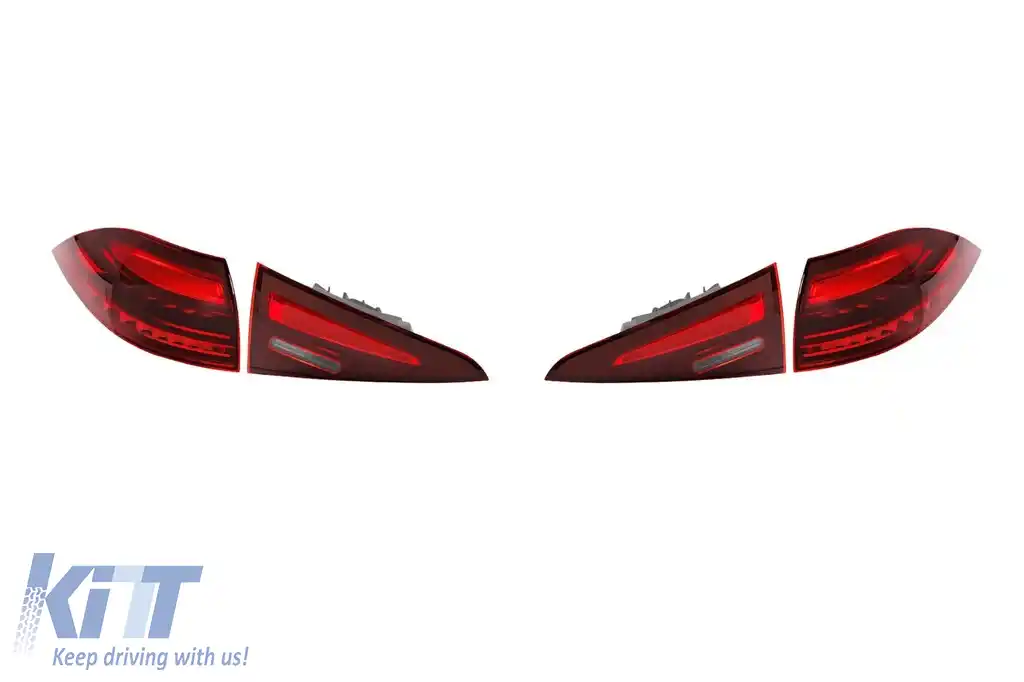Un pachet de design tip 63 potrivit pentru Mercedes GLE W167 2018-2023 cu faruri și stopuri-image-6150872