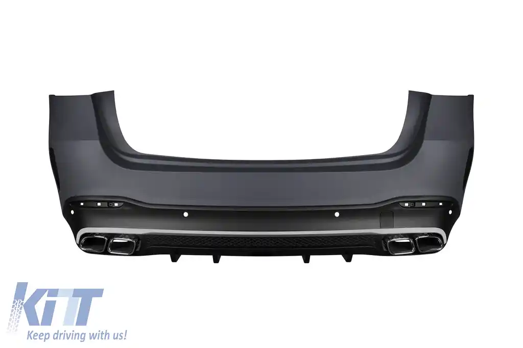 Un pachet de design tip 63 potrivit pentru Mercedes GLE W167 2018-2023 cu faruri și stopuri-image-6150886