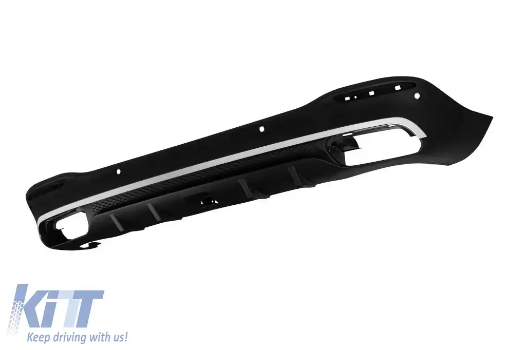 Un pachet de design tip 63 potrivit pentru Mercedes GLE SUV W167 2018-2023, după 2024 cu elemente cromate și capete cromate-image-6265076