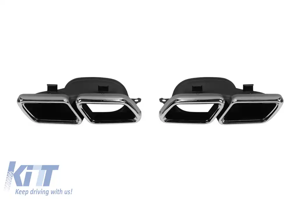 Un pachet de design tip 63 potrivit pentru Mercedes GLE W166 2015-2019 cu bara de protecție spate-image-6265125