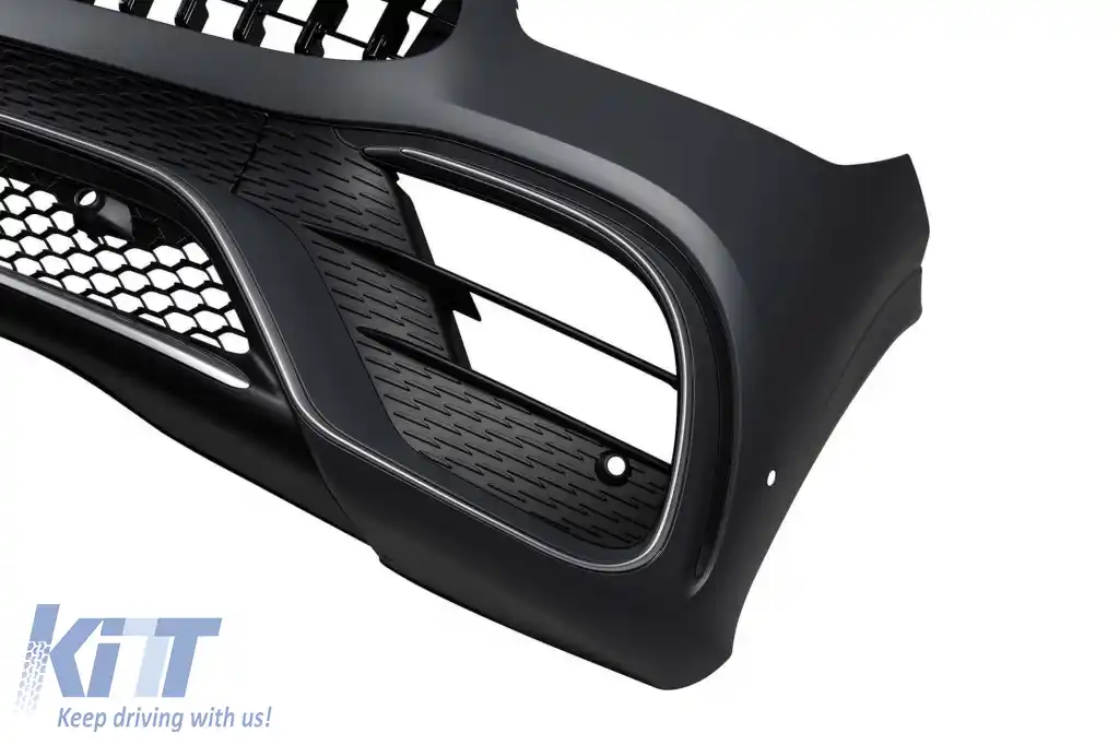 Un pachet de design tip 63 potrivit pentru Mercedes GLE W167 SUV 2018-2023, după 2024 cu elemente cromate și duze cromate-image-6265185