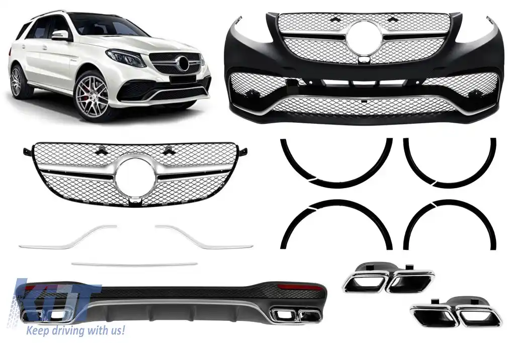 Un PACHET DE DESIGN TIP 63 POTRIVIT PENTRU MERCEDES GLE W166 2015-2019