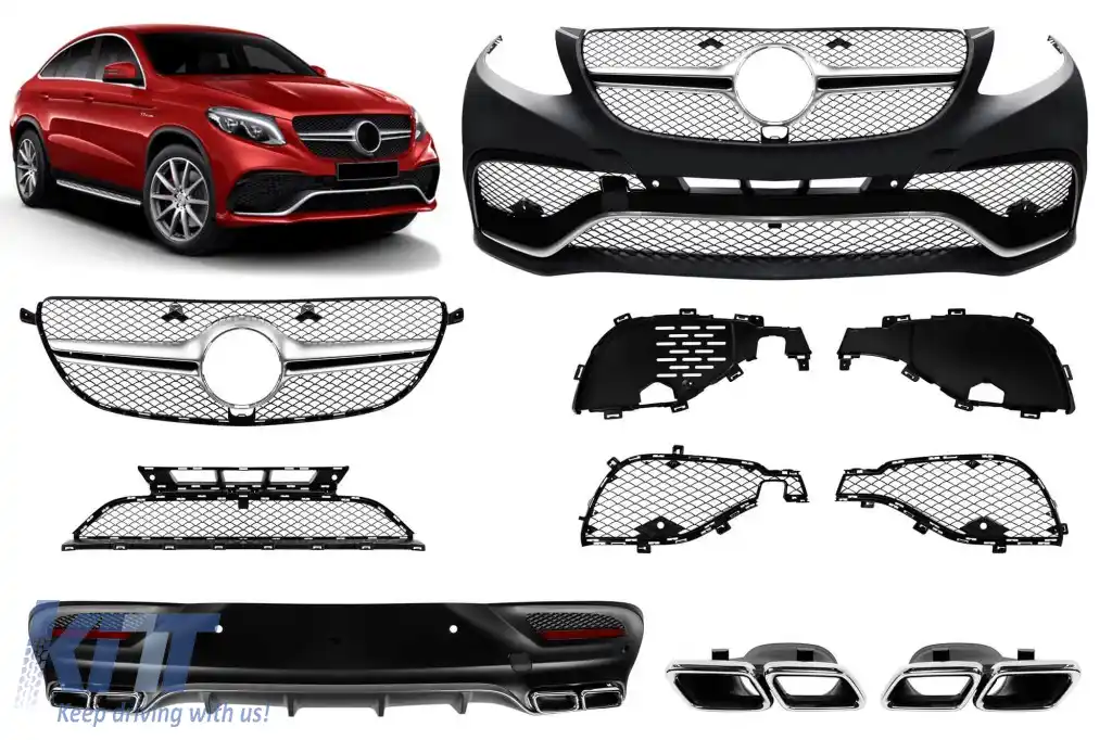 Un pachet de design tip 63 potrivit pentru Mercedes GLE Coupe C292 după 2015