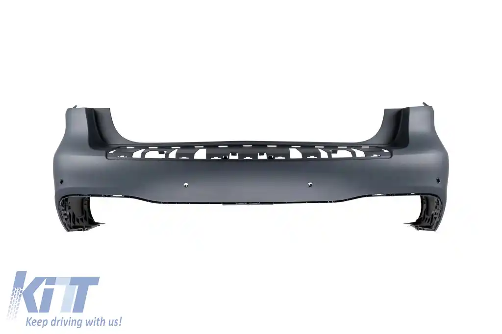 Un pachet de design tip 63 potrivit pentru Mercedes GLS X166 2015-2018 cu elemente cromate și țevi de eșapament-image-6265411