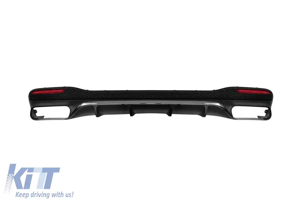 Un pachet de design tip 63 potrivit pentru Mercedes GLS X166 2015-2018 cu elemente cromate și țevi de eșapament-image-6265412