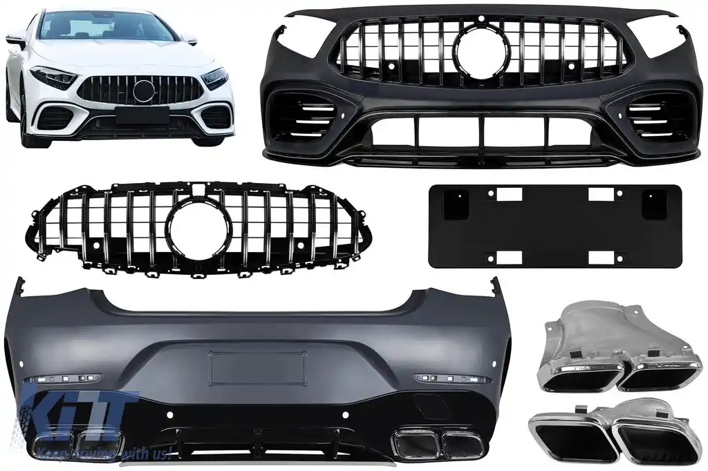 Un pachet de design tip A Design GT 63 4 uși potrivit pentru Mercedes CLS C257 2019-2021