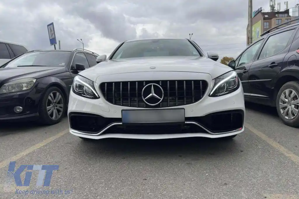 Un pachet de design tip C63 potrivit pentru Mercedes C-Class W205 sedan 2013-2019-image-6265299