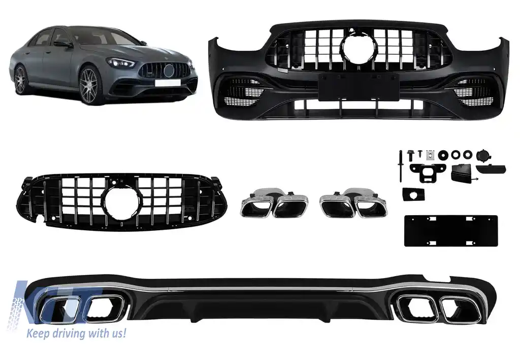 Un pachet de design tip E63 potrivit pentru Mercedes E-Class W213 sedan după 2020