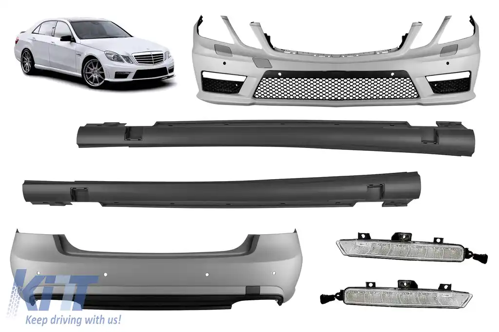 image-43-Un pachet de design tip E63 potrivit pentru Mercedes E-Class W212 sedan 2009-2014