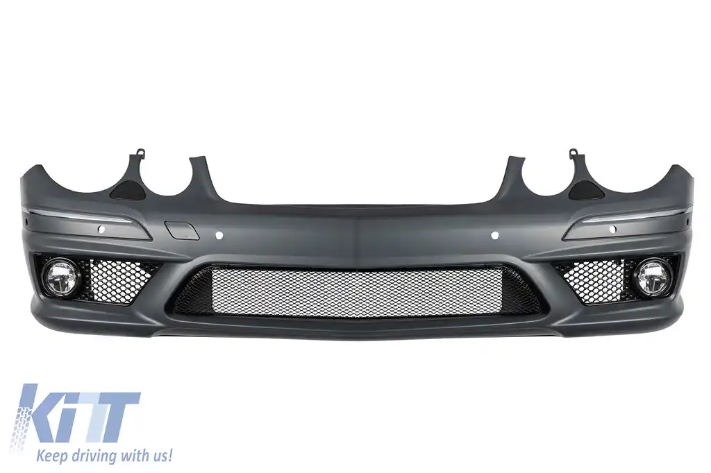 Un pachet de design tip E63 potrivit pentru Mercedes E-Class W211 sedan 2002-2009-image-6143112