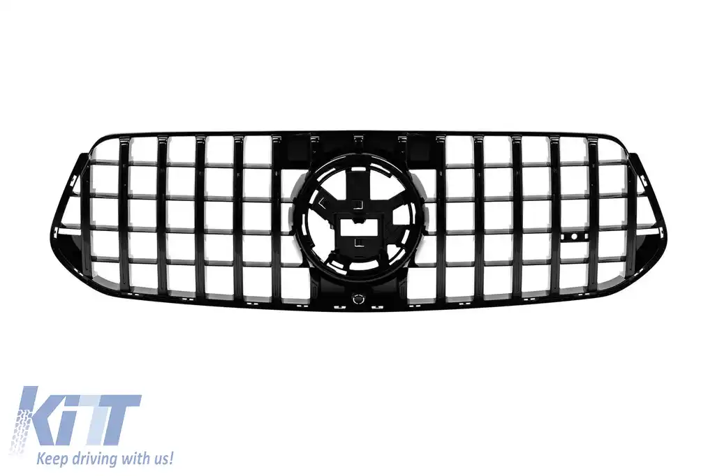 Un pachet de design tip GLE63 potrivit pentru Mercedes GLE SUV W167 2018-2023, cu elemente din lac negru, faruri LED și stopuri LED-image-6150731