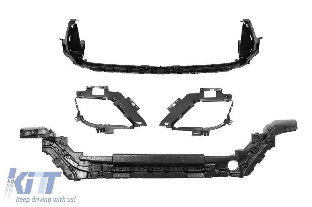 Un pachet de design tip GLE63 potrivit pentru Mercedes GLE SUV W167 2018-2023, cu elemente din lac negru, faruri LED și stopuri LED-image-6150740