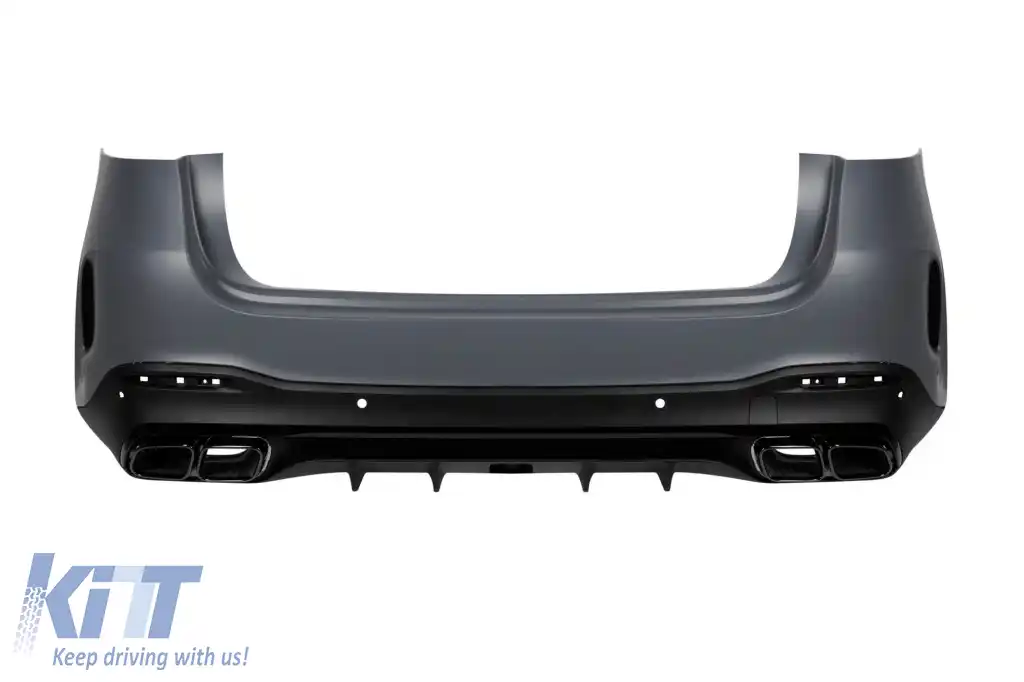 Un pachet de design tip GLE63 potrivit pentru Mercedes GLE SUV W167 2018-2023, după 2024, cu garnituri negre și capete negre-image-6264959