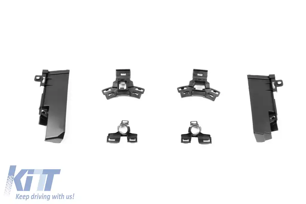 Un pachet de design tip GLE63 potrivit pentru Mercedes GLE SUV W167 2018-2023, după 2024, cu garnituri negre și capete negre-image-6264971
