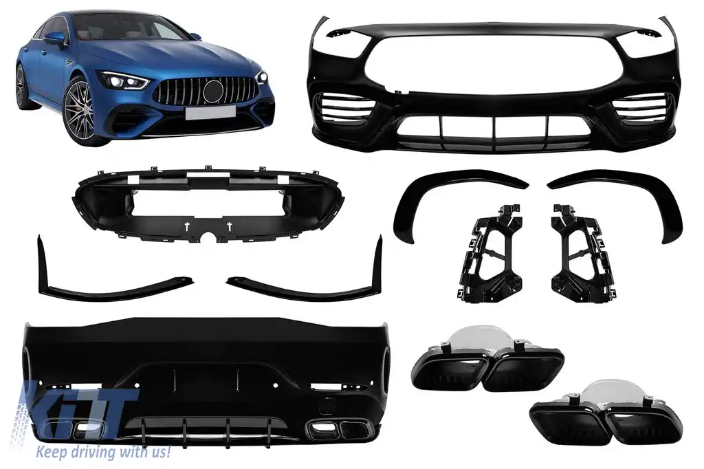 Un pachet de design tip GT63 potrivit pentru Mercedes A Design GT X290 Coupe cu 4 uși după 2019