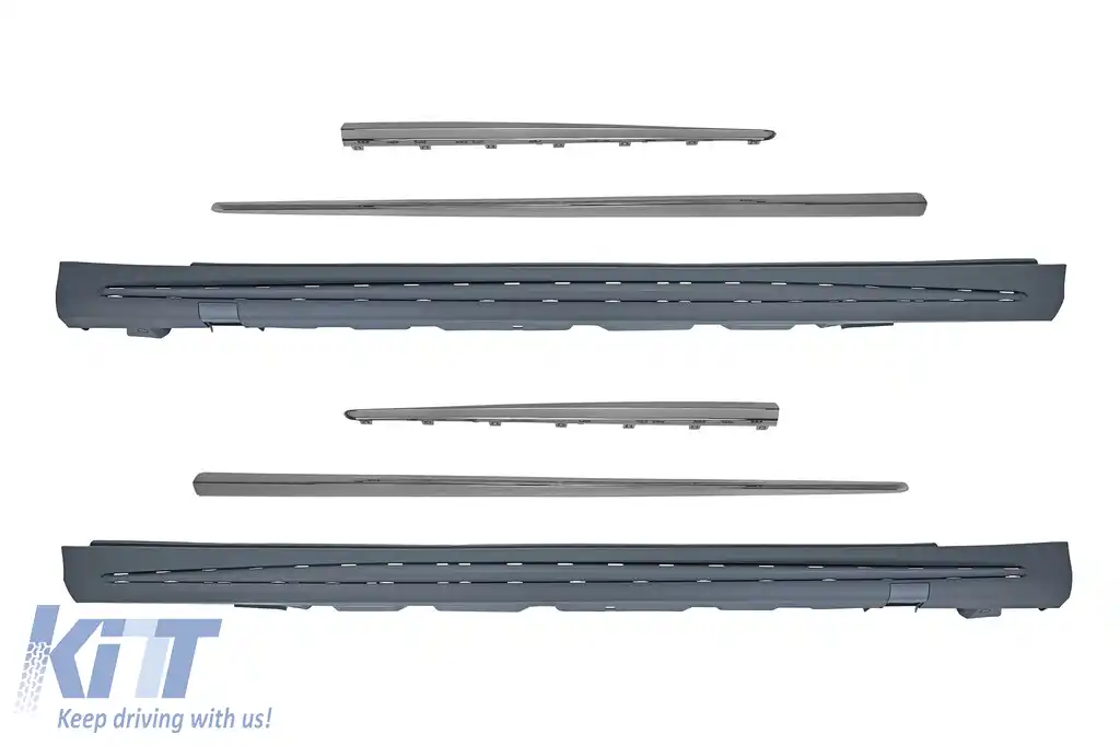 Un pachet de design tip S63 potrivit pentru Mercedes S-Class W222 2017-2020, cu faruri, stopuri, praguri laterale pentru ampatament lung-image-6235956