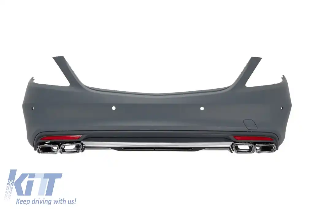 Un pachet de design tip S63 potrivit pentru Mercedes S-Class W222 2013-2017, fără praguri laterale-image-6264803