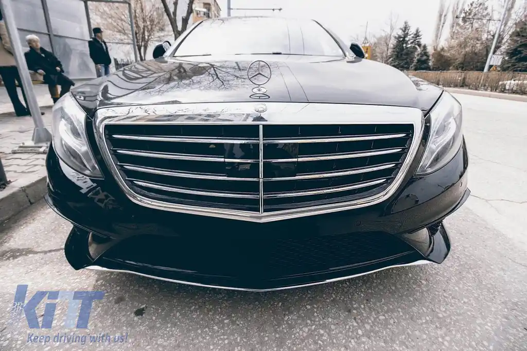 Un pachet de design tip S63 potrivit pentru Mercedes S-Class W222 2013-2017, fără praguri laterale-image-6264808