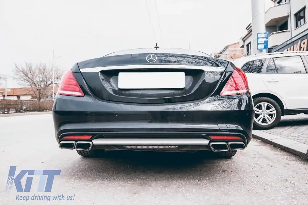 Un pachet de design tip S63 potrivit pentru Mercedes S-Class W222 2013-2017, fără praguri laterale-image-6264809