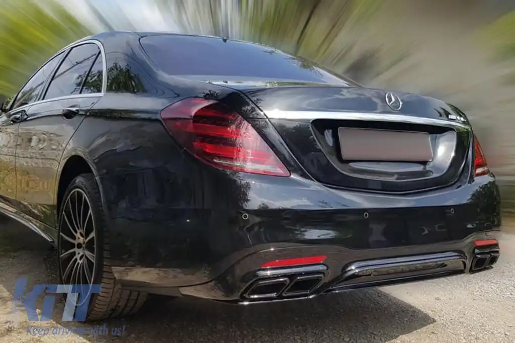 Un pachet de design tip S63 potrivit pentru Mercedes S-Class W222 2017-2020, cu praguri pentru bază lungă-image-6264822