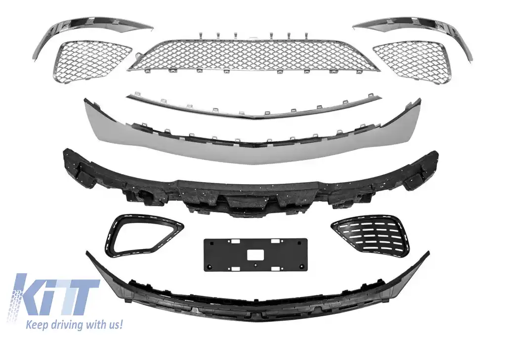 Un pachet de design tip S65 potrivit pentru Mercedes S-Class W222 2013-2017, fără praguri laterale-image-6264830