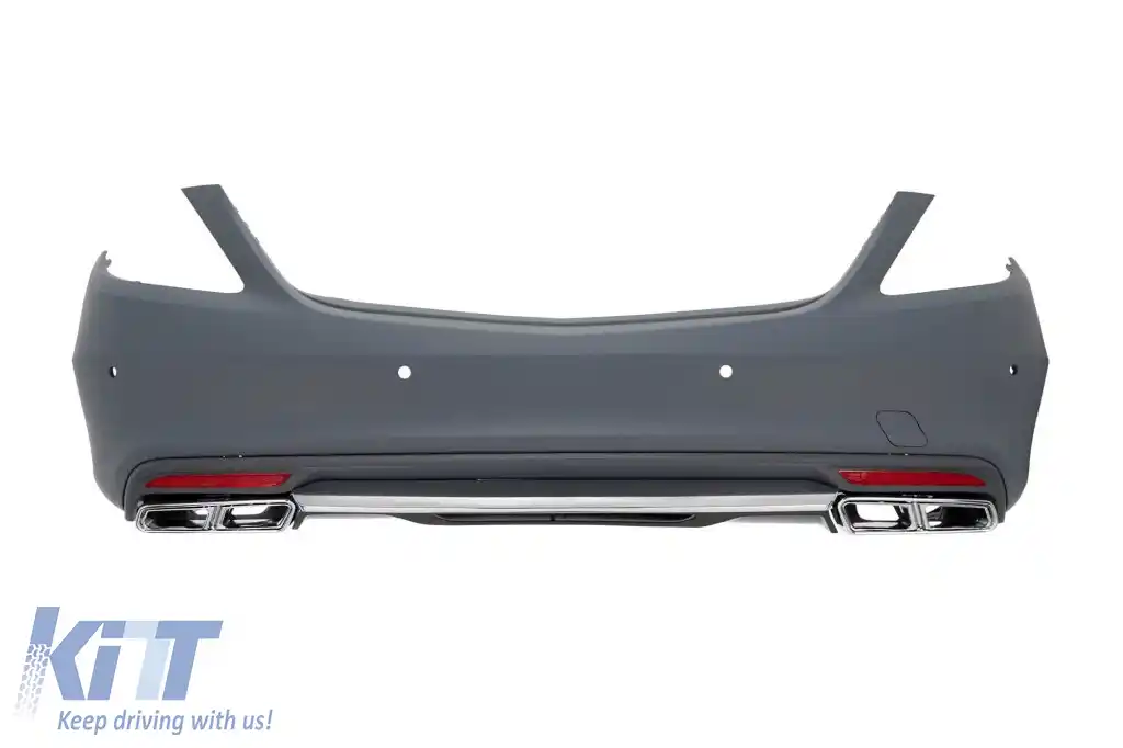 Un pachet de design tip S65 potrivit pentru Mercedes S-Class W222 2013-2017, fără praguri laterale-image-6264832