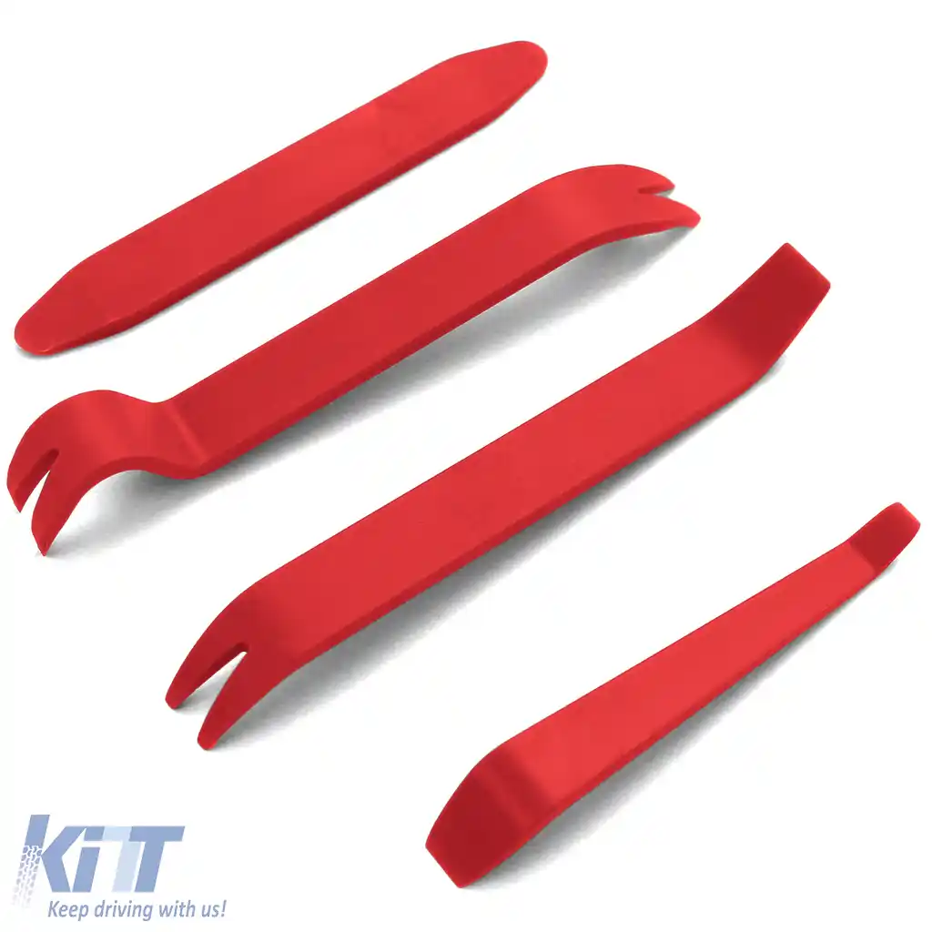 Unealtă de îndepărtare pentru montarea levierului panoului interior al mașinii, benzi roșii-image-6206576