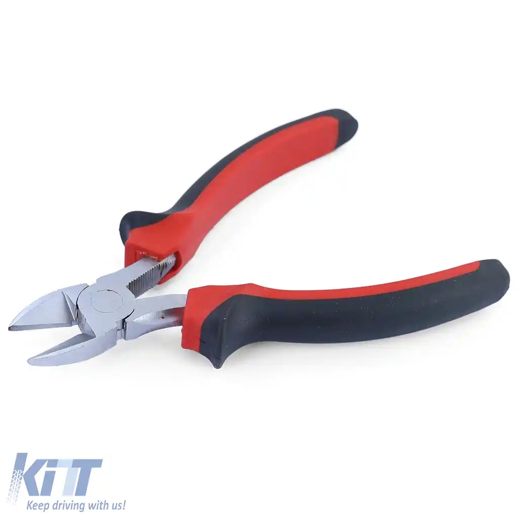 Unelte de bord clește combinat cu tăietor lateral șurubelniță Phillips și fanta, 4 piese-image-6191321