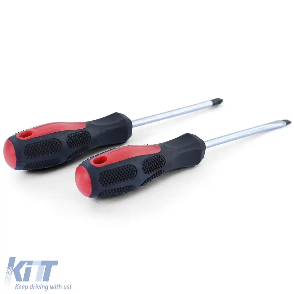 Unelte de bord clește combinat cu tăietor lateral șurubelniță Phillips și fanta, 4 piese-image-6191325