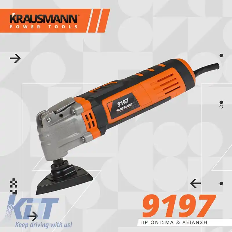 Unelte multi-oscilante Router-Sander-Cutter 400W Krausmann 9197-image-6319558