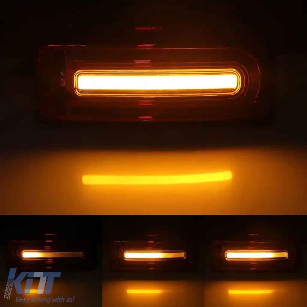 Upgrade pentru lumini spate LED Lightbar roșii clare, potrivite pentru Mercedes G Model W463 2000-2018-image-6328697