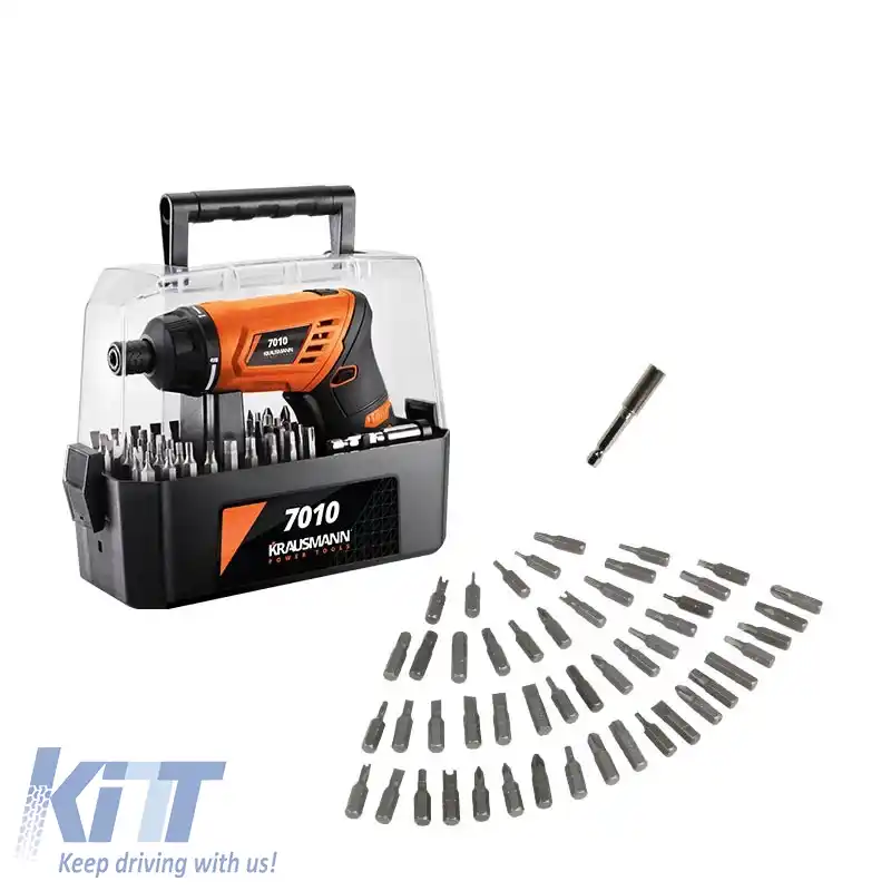 Șurubelniță fără fir cu lanternă LED 3.6V Krausmann 7010-image-6308863