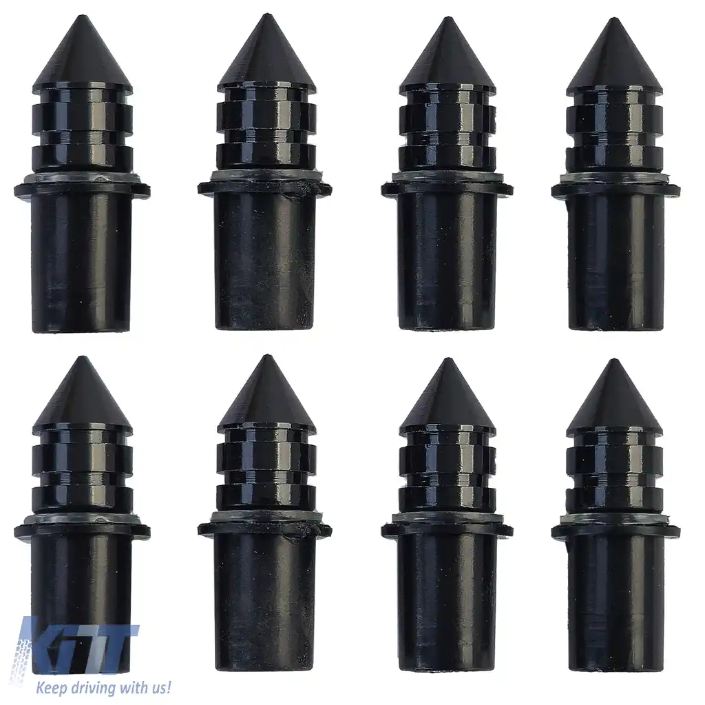 Șuruburi pentru parbriz de motocicletă Keiti, șuruburi pentru carenaj, șuruburi din aluminiu, negre, M5