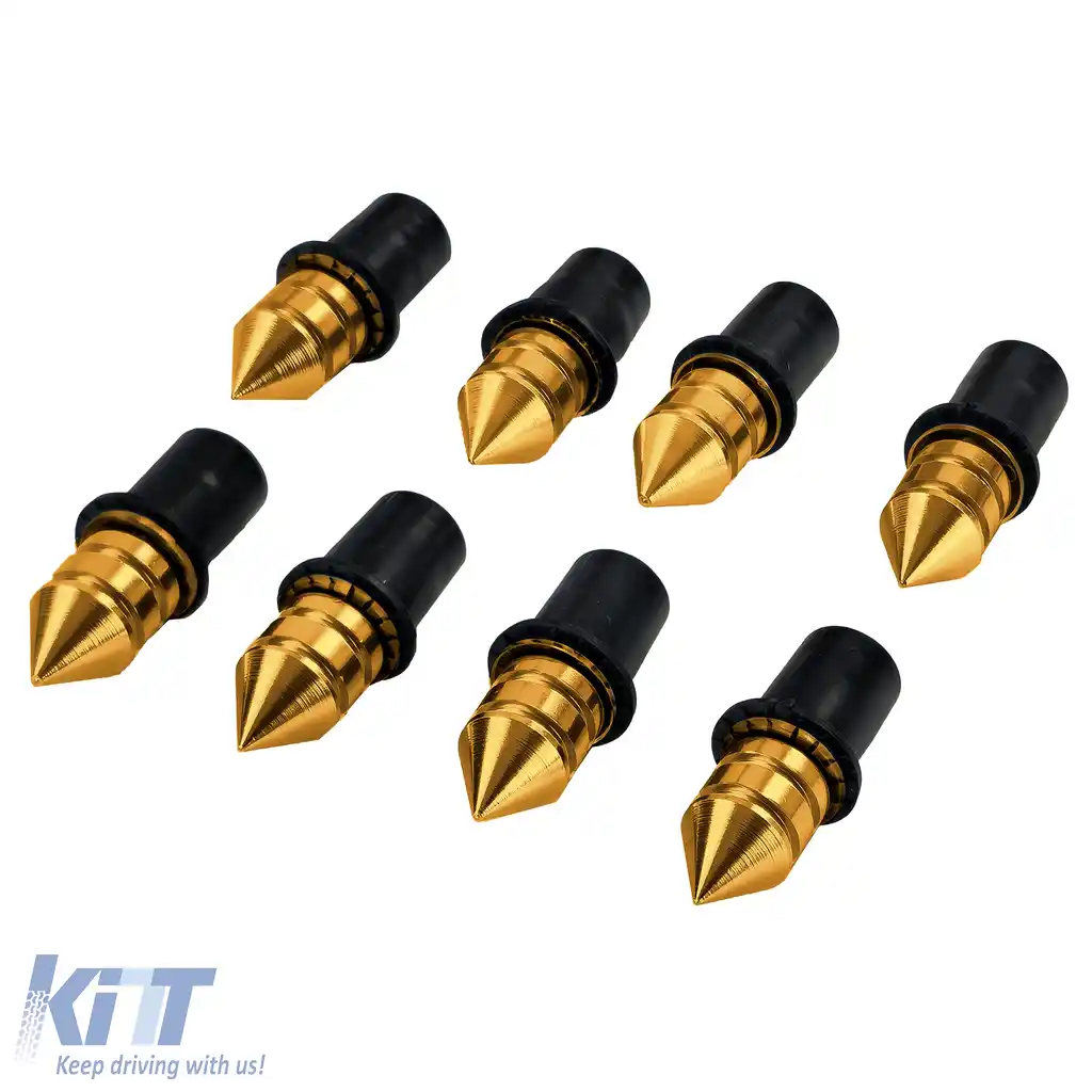 Șuruburi pentru parbriz de motocicletă Keiti, șuruburi pentru carenaj, șuruburi din aluminiu, aurii, M5