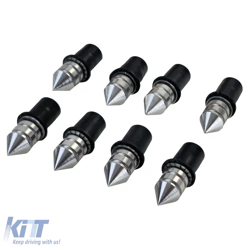 Șuruburi pentru parbriz de motocicletă Keiti, șuruburi pentru carenaj, șuruburi din aluminiu argintii M5