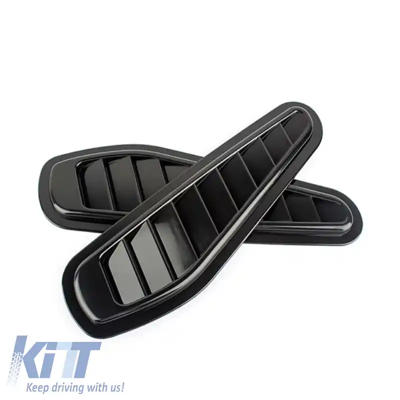Ventilație Capotă potrivită pentru BMW GTR Stil 33 x 11 x 1.5cm Negru 2 Buc.-image-6310784