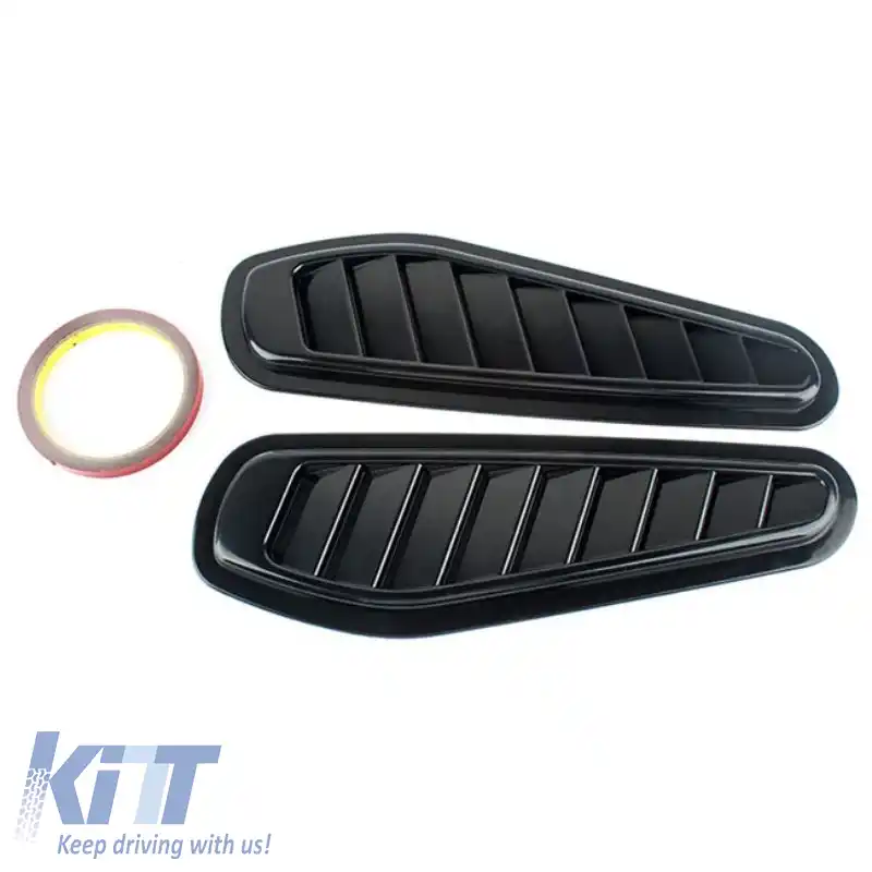 Ventilație Capotă potrivită pentru BMW GTR Stil 33 x 11 x 1.5cm Negru 2 Buc.-image-6311670